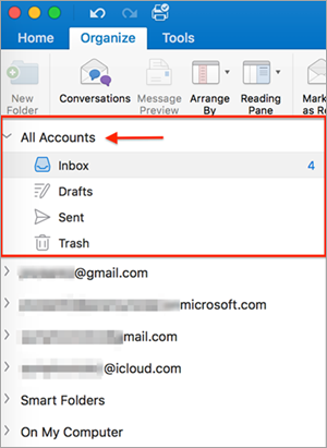 outlook for mac change view